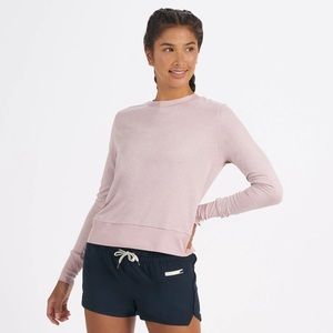 Vuori Daydream Crew long sleeve; dusk heather